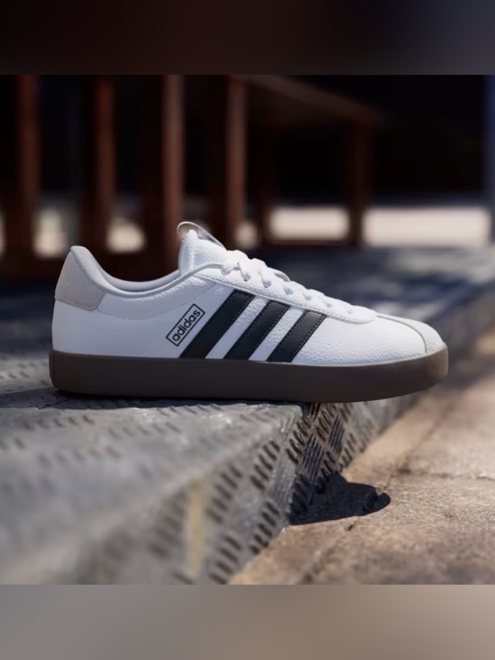 NEW Adidas VL Court 3.0 Women's Sneakers White & Black Shoes SIZE 7.5 New in Box
